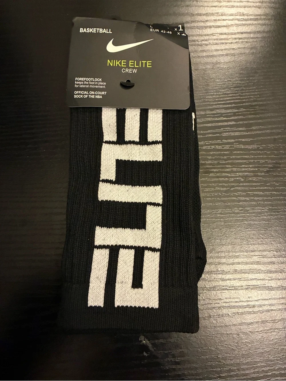 Nike Elite Crew Socks - Black & White Duo